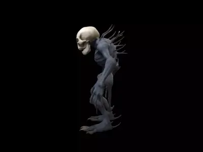 3d Model Skull Monsters And Zombies 3D model