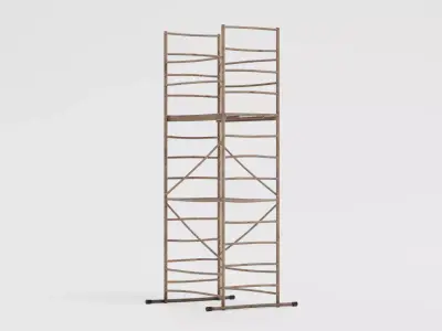 -Old Scaffolding V6- 3D model