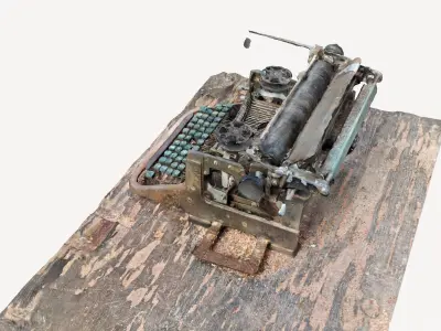 Vintage Typewriter 3d scan 3D model