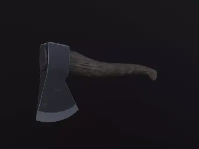 Old Axe Game Ready Free low-poly 3D model