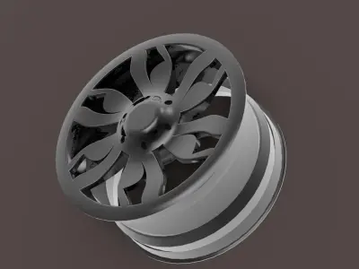 mercedez benz rim  Free 3D model