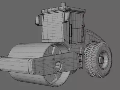 Bull dozer  3D model