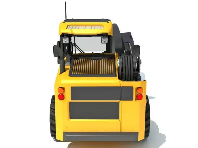 Skid Steer Stump Grinder Cutter 3D model purchase