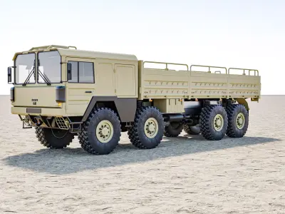 MAN KAT1 8x8 Military Truck 3D model