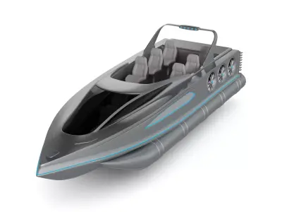 Performance Pontoon 3D model