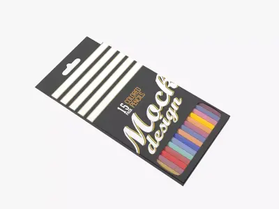 Pencil Box 3D model