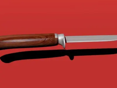 hunting knife Free 3D model