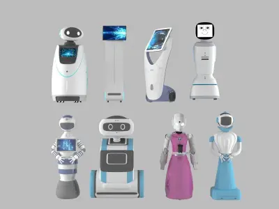 Guided Intelligent Robot 3D model
