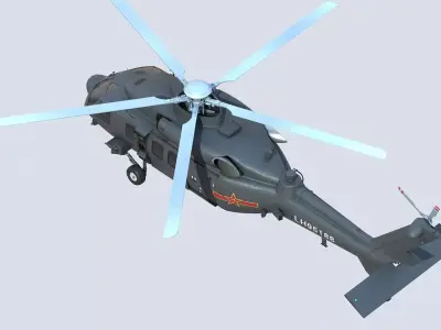 Harbin Z-20 3D model