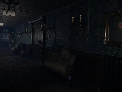 Winterbourne Mansion - Victorian Chambers and Hallways 3D model