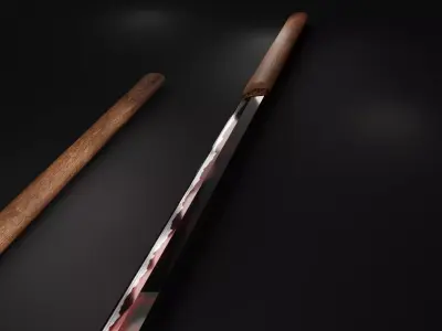 Weapon Stright Sword 3D Model 3D model