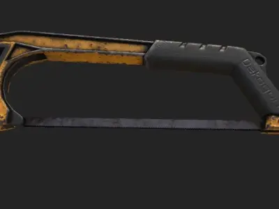 Saw PBR 4K GameReady Low-poly 3D model