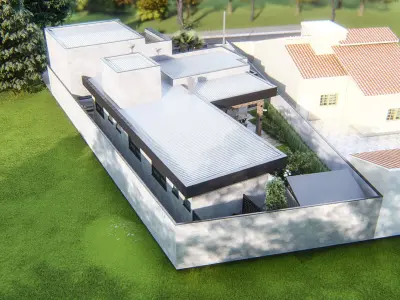 L01QR - Industrial House - Skp 13 e Lumion 10 3D model