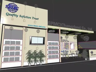 Exhibition - Area -3X9-3DMAX2009-27 3D model