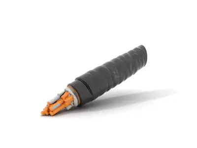 Industrial Cable Assembly Model Pack Low-poly 3D model