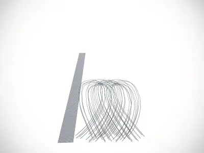 TMT Steel Bars Construction 3D model
