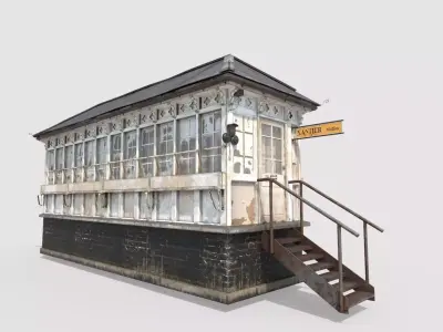 Old Signal Box 3D model
