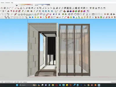 Office building sketchup model 3D model