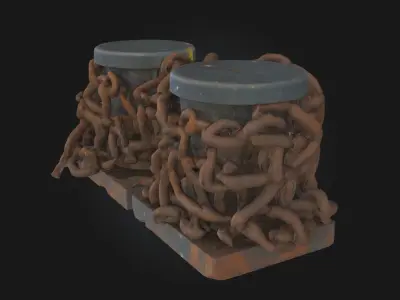 Anchored Bonds  Symbolic Sculpture Model for Emotional  3D model