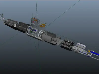 U552 Uborte 3D model