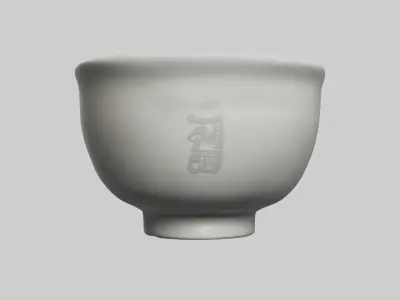 Sakecup Model Low-poly 3D model