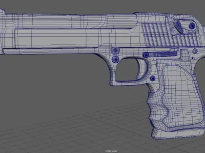 Desert eagle punisher edition 3D model