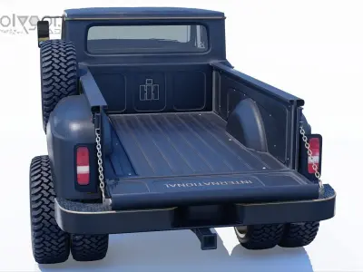 International Harvester Travelette Dually 3D model