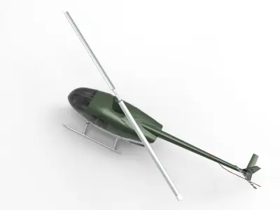 Robinson R44 Raven 3D model