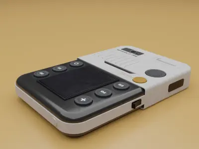 Sci Fi Detector 3D Gameasset  Low-poly 3D model