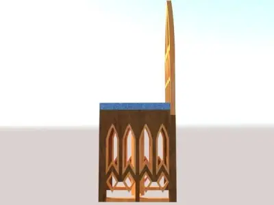 Gothic Chair Free 3D model