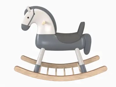 Rocking Ride-On Low-poly 3D model purchase