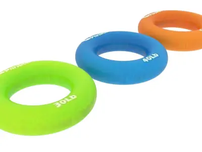 Rubber Hand Grippers 3D model