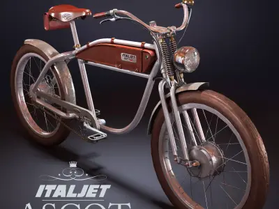 Ascot Italjet Electric Bike 3D model