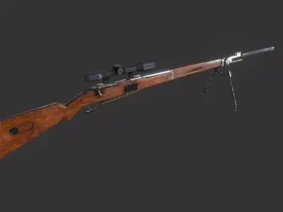 Sniper 3D model get