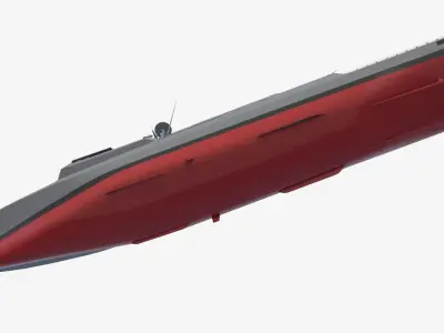 Gowind Corvette Low-poly 3D model