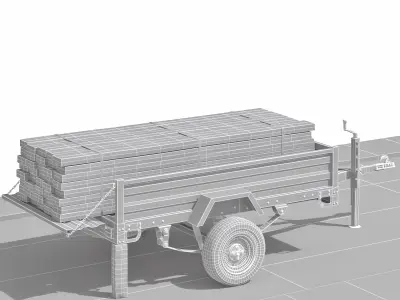 Remorque 01 3D model