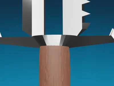 low-poly sword Low-poly 3D model buy