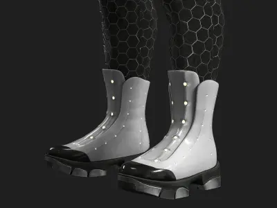 Sci Fi Cyber Clothing 3D model