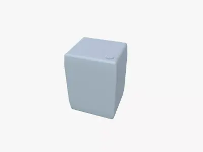 Square barrel 3D model