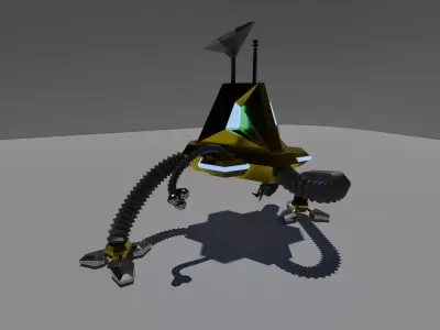 miner robot Free 3D model purchase