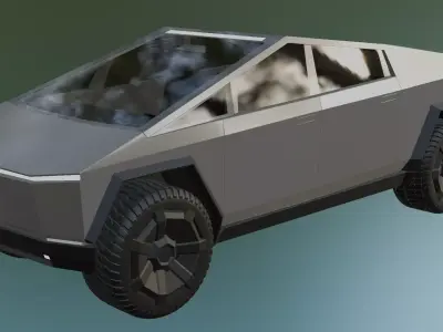 Tesla Cybertruck 3D model by anixd