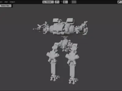Mecha  Free 3D model