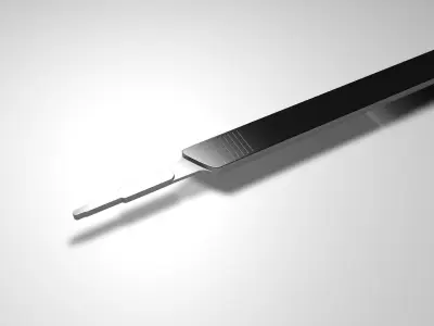 Scalpel - Surgical blade 3D model