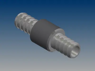 hose adapters for air and water 3D model