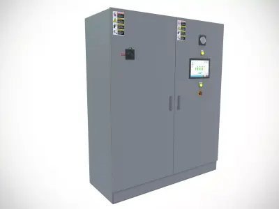 Factory Control Panel Low-poly 3D model