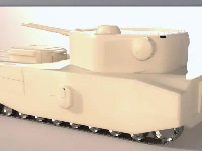  tank  P 2000 3D model