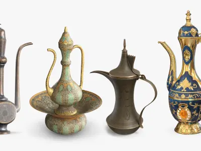 Arabic Ewers Collection 2 3D model