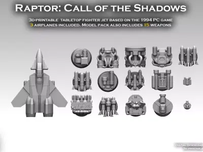 Raptor Call of the Shadows 3D print model