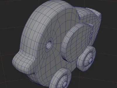 Bird Toy ASSET LOW POLY Low-poly 3D model