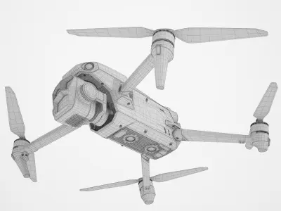 Drone Generic 12 3D model